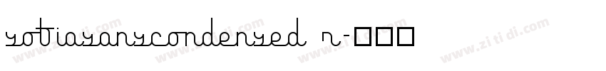 sofiasanscondensed r字体转换